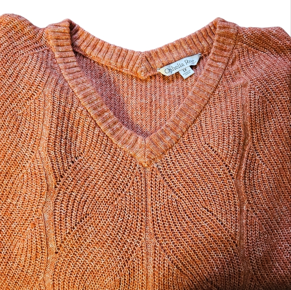 Ophelia Roe plus womens sweater size 1x. - Picture 7 of 7
